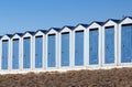 Beach cabins (Saint-Gilles-Croix-de-Vie in France)