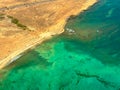 beach in Cabo Verde aerial view.photo during the day.