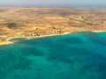 beach in Cabo Verde aerial view.photo during the day.