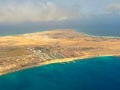 beach in Cabo Verde aerial view.photo during the day.