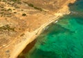 beach in Cabo Verde aerial view.photo during the day.