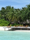 Beach cafe Royalty Free Stock Photo