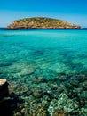 Beach of Cala Conta, Ibiza, Spain Royalty Free Stock Photo