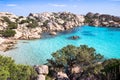 Beach of Cala Coticcio, Sardinia, Italy Royalty Free Stock Photo