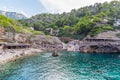 Beach Cala Deia at coast of Mallorca, Baleares, Spain Royalty Free Stock Photo