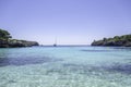 Beach of Cala en Turqueta, Menorca, Balearic Islands, Spain. Royalty Free Stock Photo