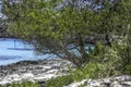 Beach of Cala en Turqueta, Menorca, Balearic Islands, Spain. Royalty Free Stock Photo