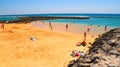 Beach in Caleta de Fuste, Fuerteventura, Spain