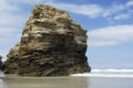 Beach called Praia das Catedrais in the north coast of Spain, Lu