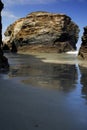 Beach called Praia das Catedrais in the north coast of Spain, Lu