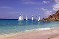 Beaches of St. Barts in the West Indies