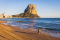 On the beach of Calpe