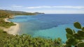 Beach Is Canaleddus in Sardinia, Italy.