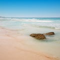 Beach at Cancun, Mexico Royalty Free Stock Photo