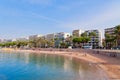 Beach in Cannes, French Riviera, France