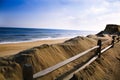 Beach on Cape Cod Wellfleet, MA. Royalty Free Stock Photo