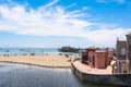 The beach of Capitola, California Royalty Free Stock Photo
