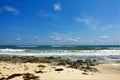 Beach in the Caribbean, summer sunny day.