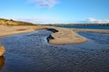 The beach at Carlyon Bay in Cornwall. Close by is the now derelict Cornwall Coliseum