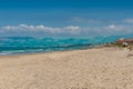 The beach at Castellammare del Golfo Royalty Free Stock Photo