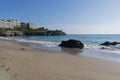 The beach of Castro Urdiales Royalty Free Stock Photo