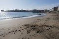 The beach of Castro Urdiales Royalty Free Stock Photo