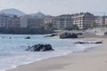 The beach of Castro Urdiales Royalty Free Stock Photo