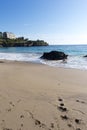 The beach of Castro Urdiales Royalty Free Stock Photo