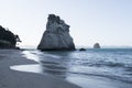 Beach of Cathedral Cove, New Zealand Royalty Free Stock Photo