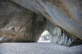 Beach of Cathedral Cove, New Zealand Royalty Free Stock Photo