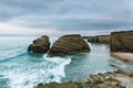 Beach cathedrals on the Bay of Biscay