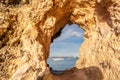 Beach cave Royalty Free Stock Photo