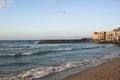 Beach of Cefalu.Sicily Royalty Free Stock Photo