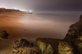 Beach of Chabahar at night Royalty Free Stock Photo