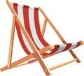 Beach chair Royalty Free Stock Photo