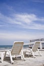 Beach chair Royalty Free Stock Photo