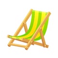 Beach chair illustration