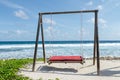 Beach Chair with Infinity Beach views in Maldives