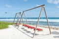 Beach Chair with Infinity Beach views in Maldives