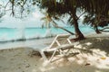 Beach chair, Maldives