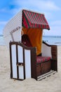 Beach chair (Strandkorb) Royalty Free Stock Photo