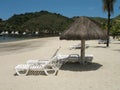 Beach chairs - 2 Royalty Free Stock Photo