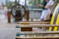 Beach Chairs with Boat Steering Wheel