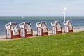 Beach Chairs By The Sea, Norderney Royalty Free Stock Photo