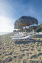 Beach chairs in Varadero, hotels and resorts locations