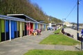 Beach chalets, Filey, Yorkshire.