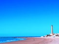 Beach of Chipiona in Cadiz Royalty Free Stock Photo