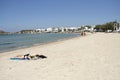 On the beach in Chora, Naxos island