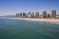 Beach and Cityscape in Vina del Mar Royalty Free Stock Photo