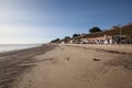 The beach at Clacton on Sea in Essex in the UK